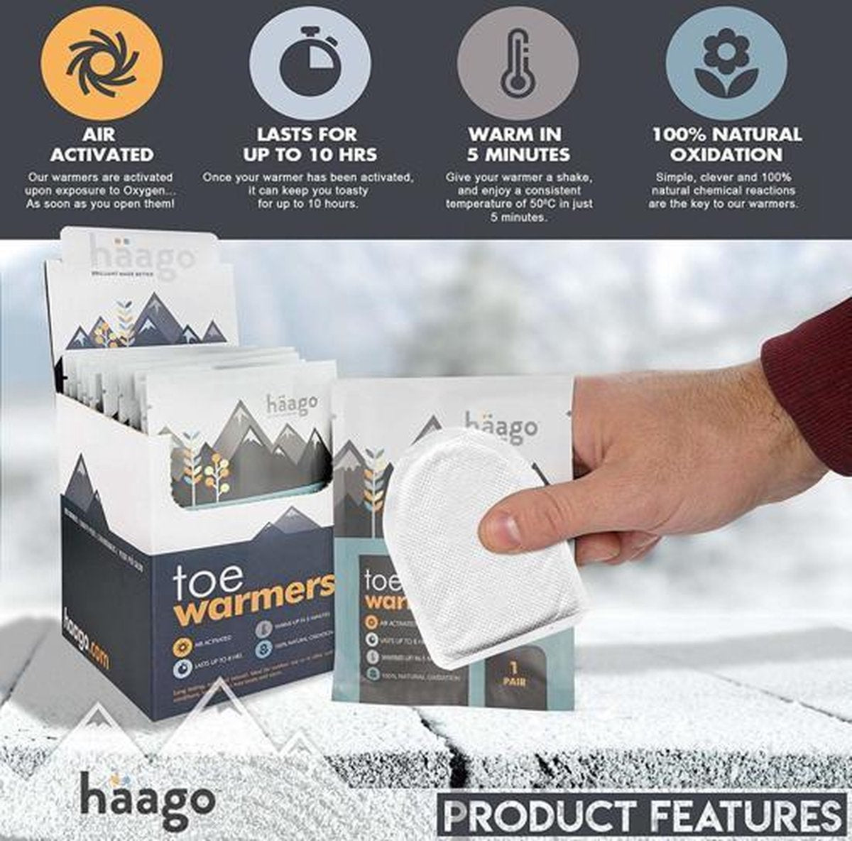 Häago Toe Warmers - Value Pack