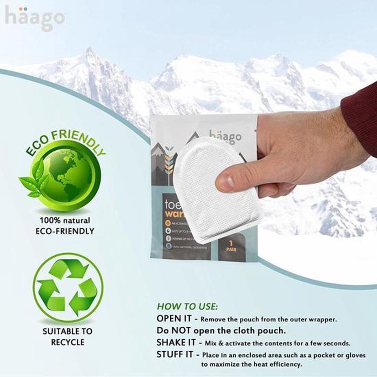 Häago Toe Warmers - Value Pack