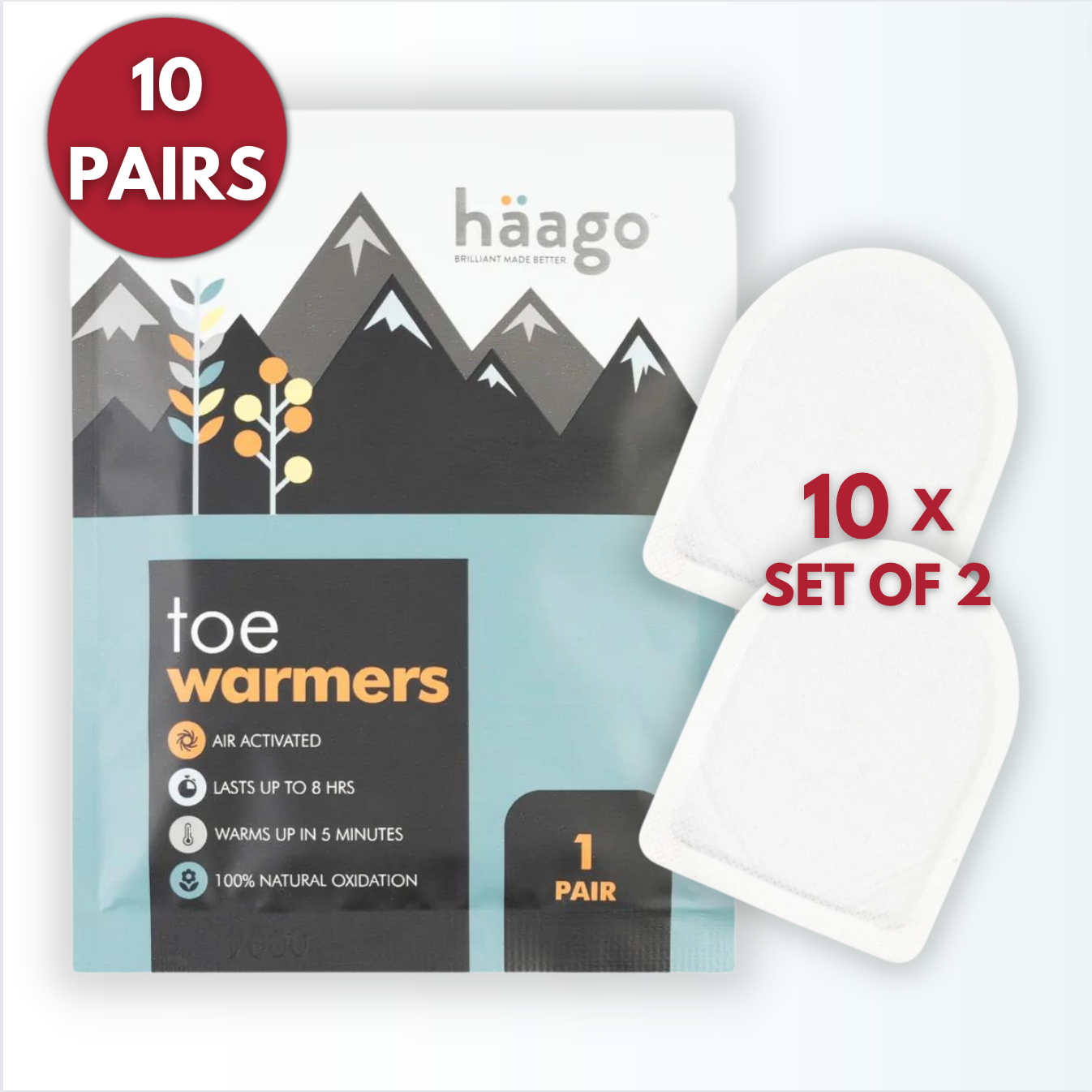 Häago Toe Warmers - Value Pack