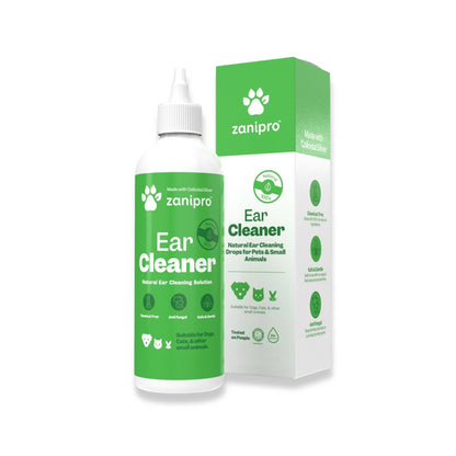 Natural Ear Cleaning Drops for Pets & Small Animals -  Zanipro® 100 ml