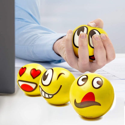 The Twiddlers. 24 Pieces Funny Emoji Stress Balls