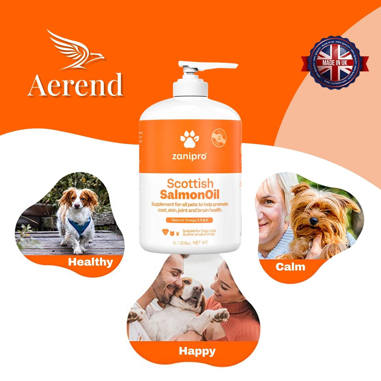 Scottish Salmon Oil - Supplement for all pets - Zanipro®