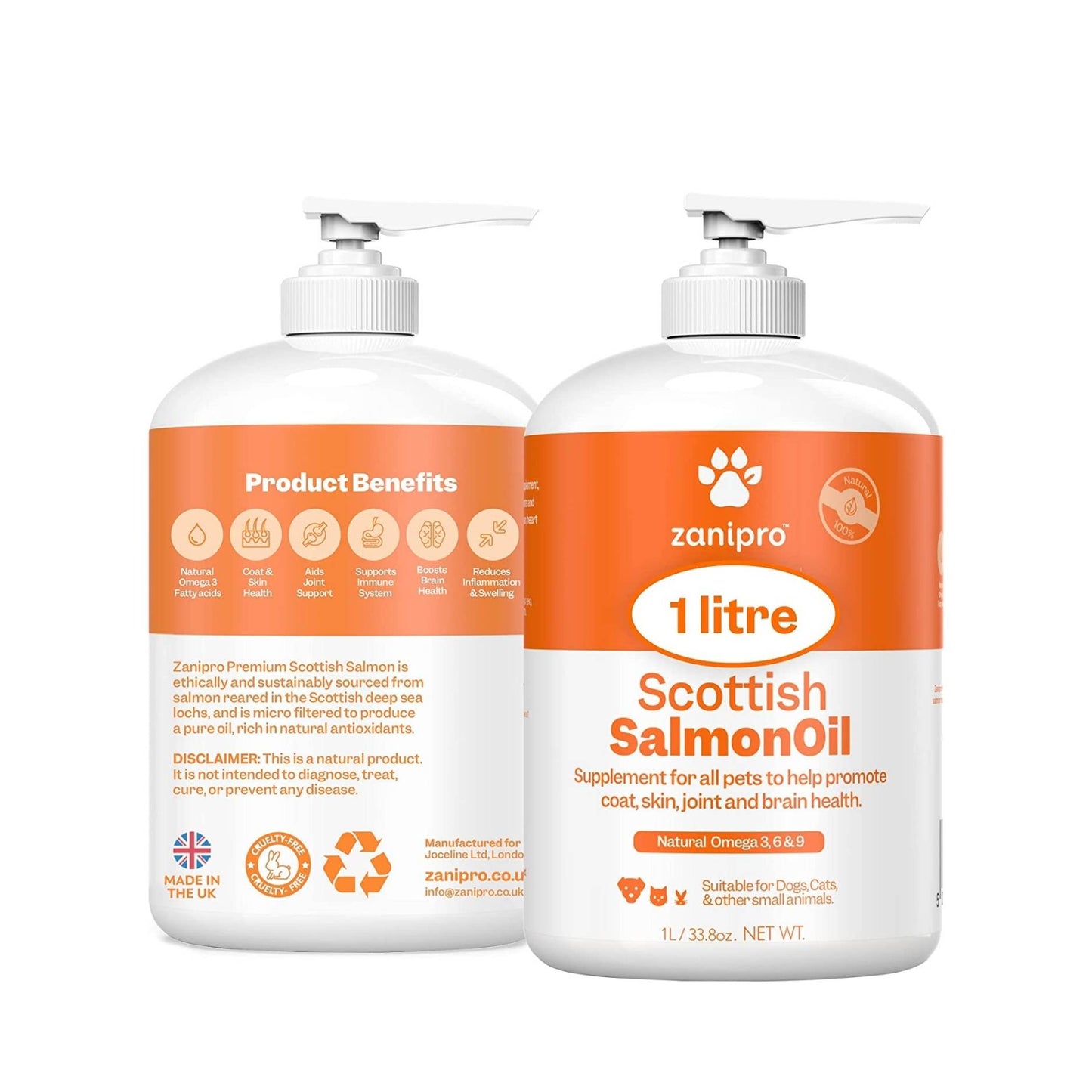 Scottish Salmon Oil - Supplement for all pets - Zanipro®