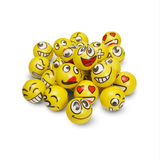 The Twiddlers. 24 Pieces Funny Emoji Stress Balls